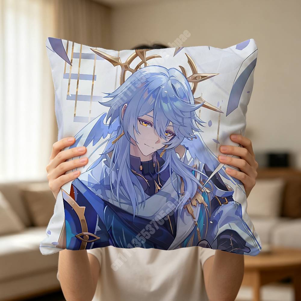 Sunday Robin Honkai Star Rail Pillow Cover Cushion Case Sofa Couch Modern Apartment Decor Family Furnishing
