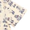 Kusguru Japan Pajama Roomwear Top and Size M Women's Set, Bottoms, Cream,