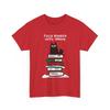 Winter Fully Booked T-Shirt | Books and Cat Shirt