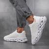 Leichte Laufschuhe rutschfeste weiche Sohle atmungsaktive Mesh-Schuhe gepolsterte lässige Sport-Herrenschuhe superleicht 48 Übergröße