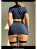 Sexy Policewoman Role-Playing Lingerie Set