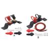 Battery Jump Post Starter Remote Battery Terminals Relocation Kit with Mounting Bracket Waterproof Cover for Lawn Mower