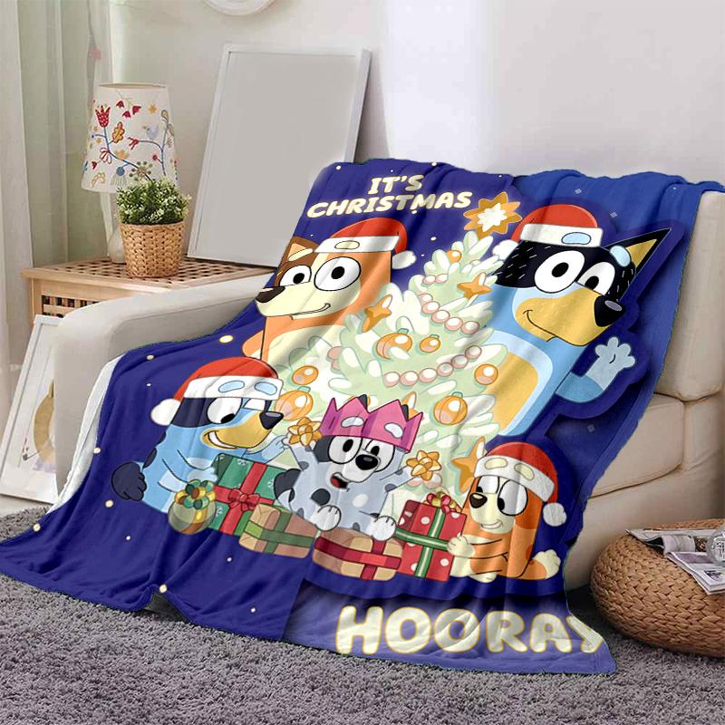 1Pc Christmas Friends Celebration Blanket Soft And Comfortable Casual Warm Camping Travel Christmas Halloween Gift M921100