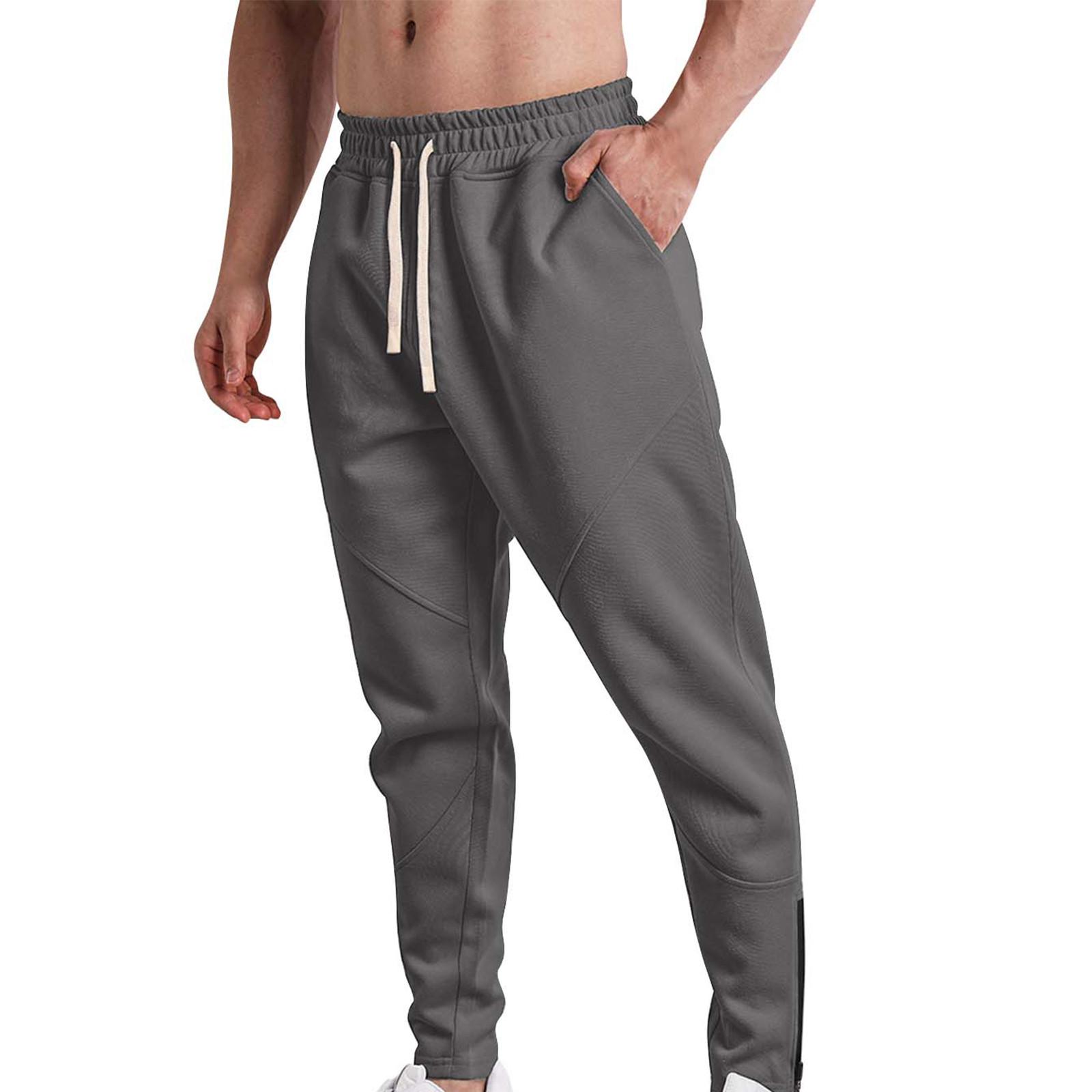 

Повседневные спортивные брюки, мужские свободные леггинсы с длинными вставками, тренировочные брюки для бега и фитнеса XXL