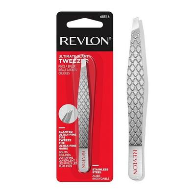 Pinzas Revlon Ultimate Slant Hechas a mano Puntas ultrafinas para una depilación precisa Perfectas para depilar los vellos más pequeños