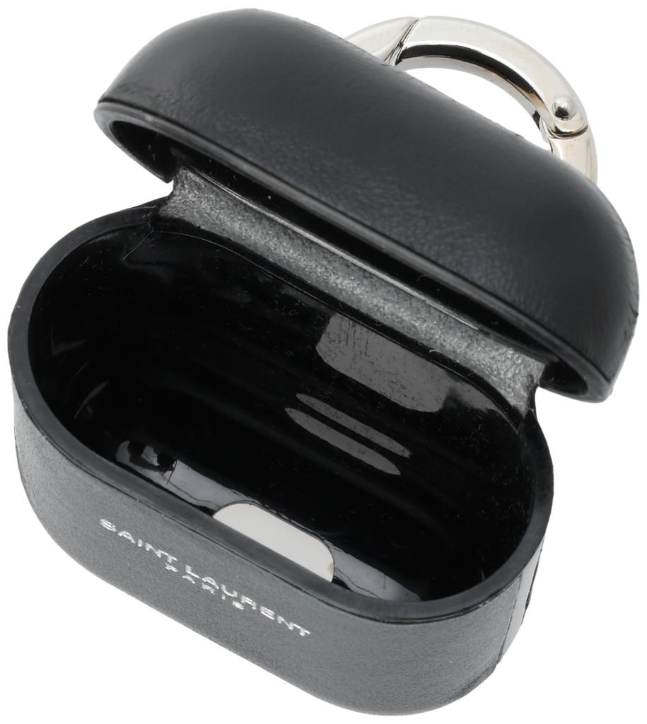 Saint Laurent AirPods Case, NERO MATT, 635648 0O7TN, Small Accessory Case [Parallel Import]