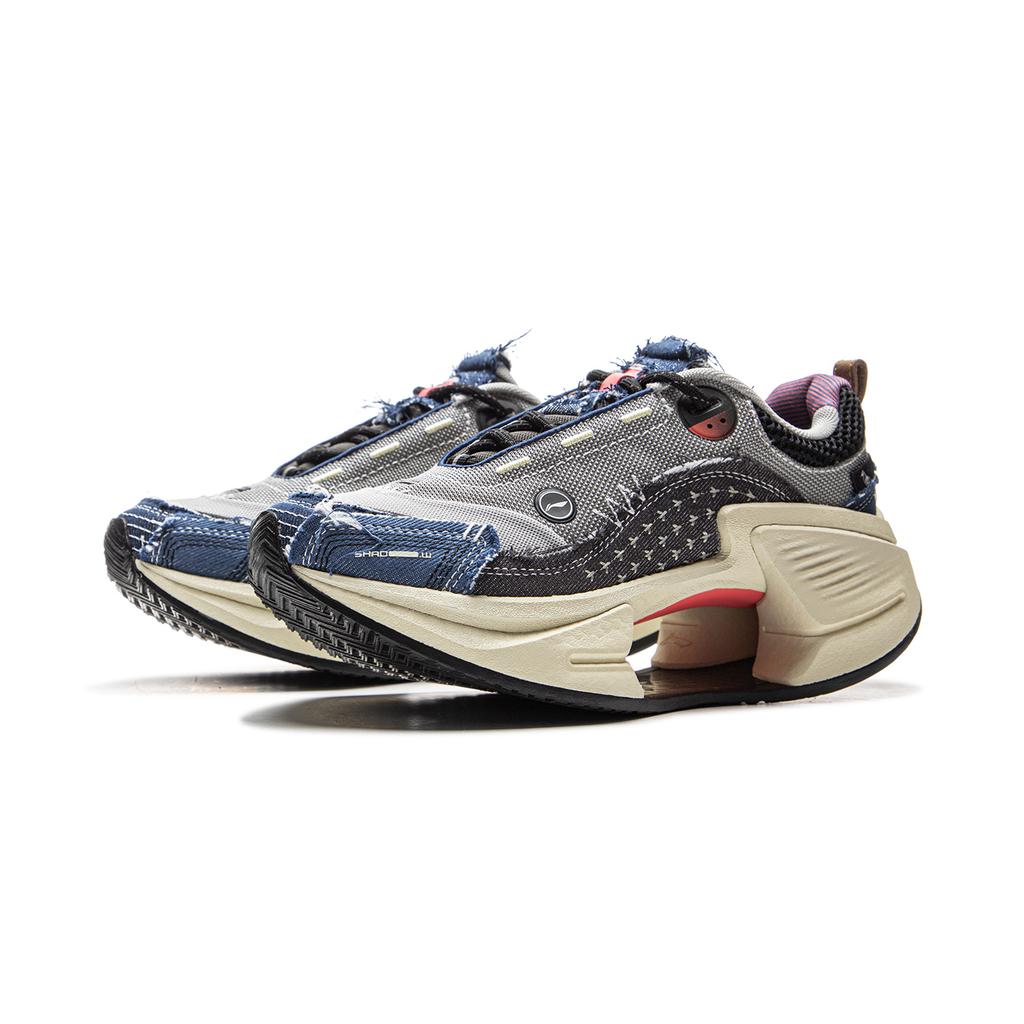 Staple X Li Ning Absolute Shadow VTG Reflektierend Trendige Sportmode Leicht Widerstandsfähig Abriebfest Low-Top Lifestyle Freizeitschuhe AZGV146-2