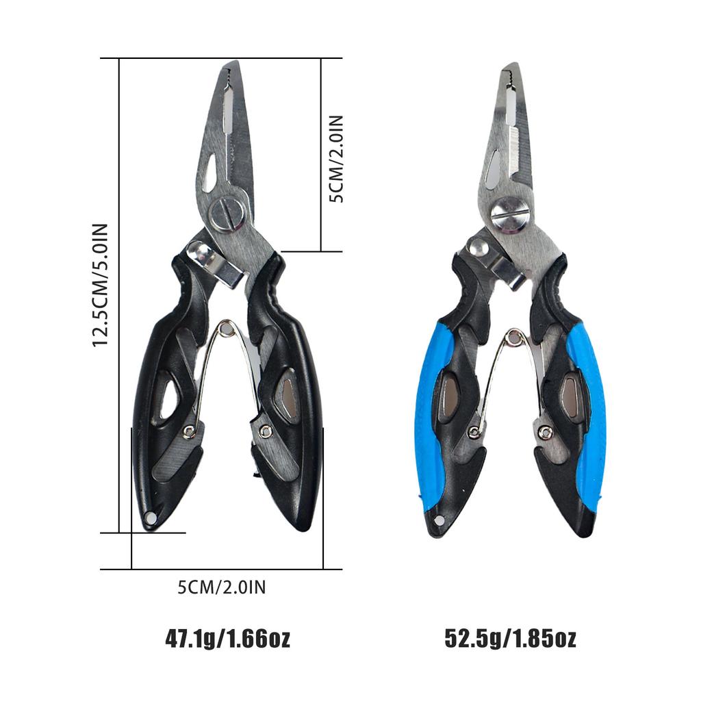 Fishing Pliers Fishing Plier Scissor Multifunction Braid Line Lure Cutter Anti Slip Fishing Hook Remover Fishing Tackle Tool
