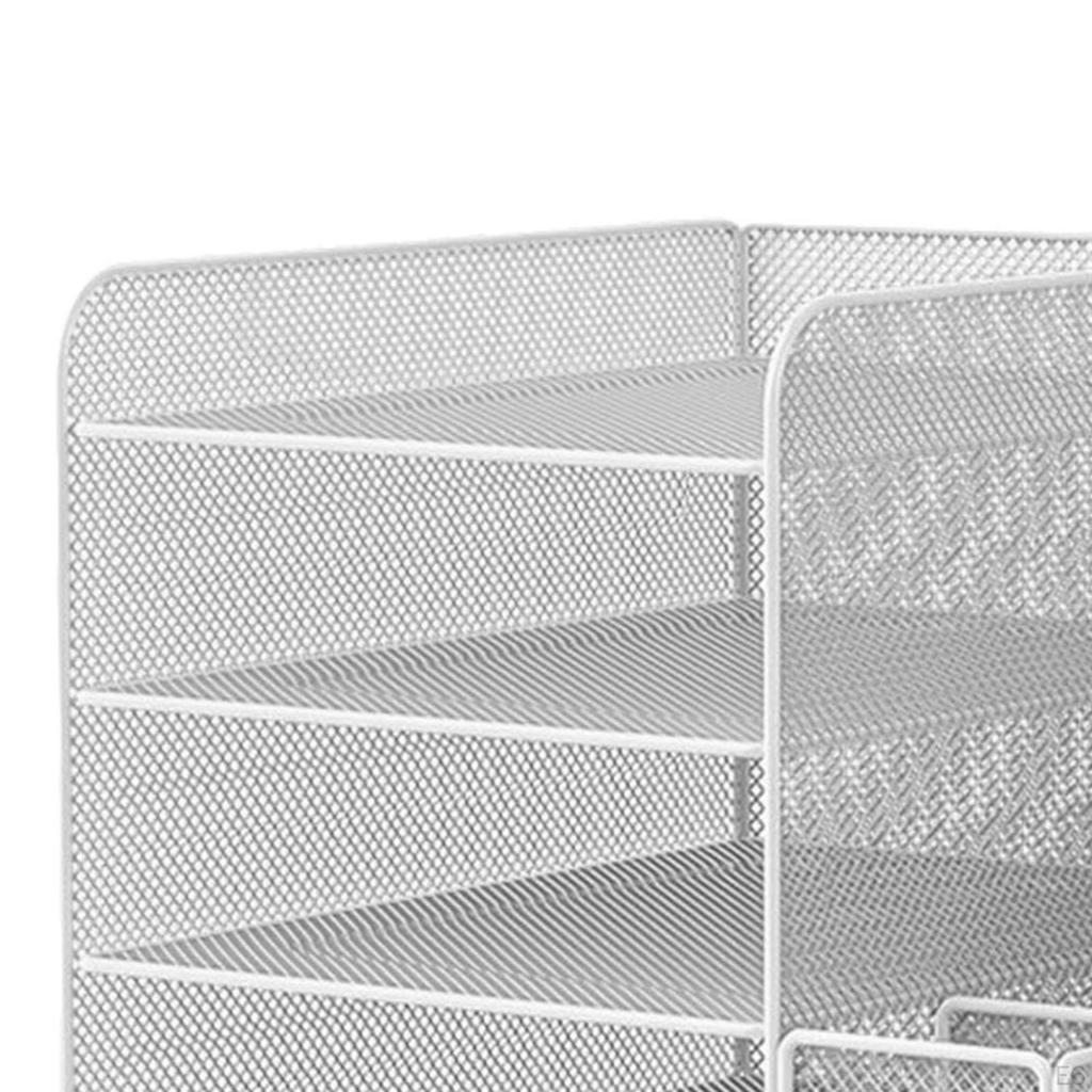 Desktop-Organizer Dokumentenablage Stifthalter Kreative Papierablage Mesh-Datei für