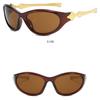 Women's Glasses Sun Protection UV Protection Fashion Personality XINGX Y2g Cyberpunk Street Shooting Catwalk Concave Sunglasses