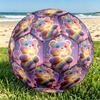 Care Bears Print Size 5 Soccer Ball, PU Wear Resistant Football for Match Training and Daily Practice, Birthday Gift for Soccer Fans
