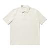 Li Ning Vital Series Comfortable Breathable Versatile Short Sleeve Polo Shirt Unisex Polo Shirts Pearl-White APLU787-2