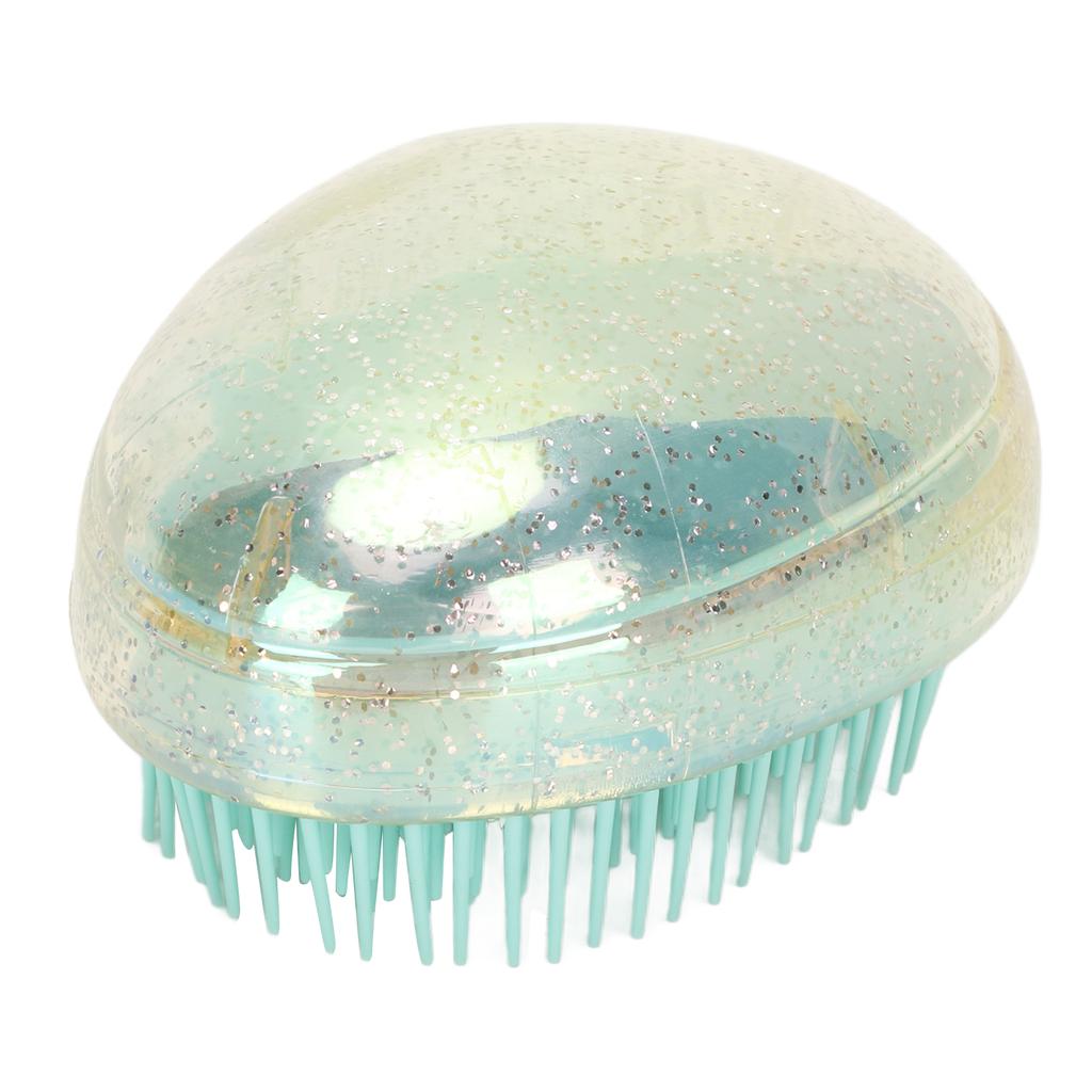 Eiförmige Haarbürste Nass- und Trockenanwendung Tragbar Kopfhautmassage Entwirrende Haarbürste Kamm für Zuhause Salon