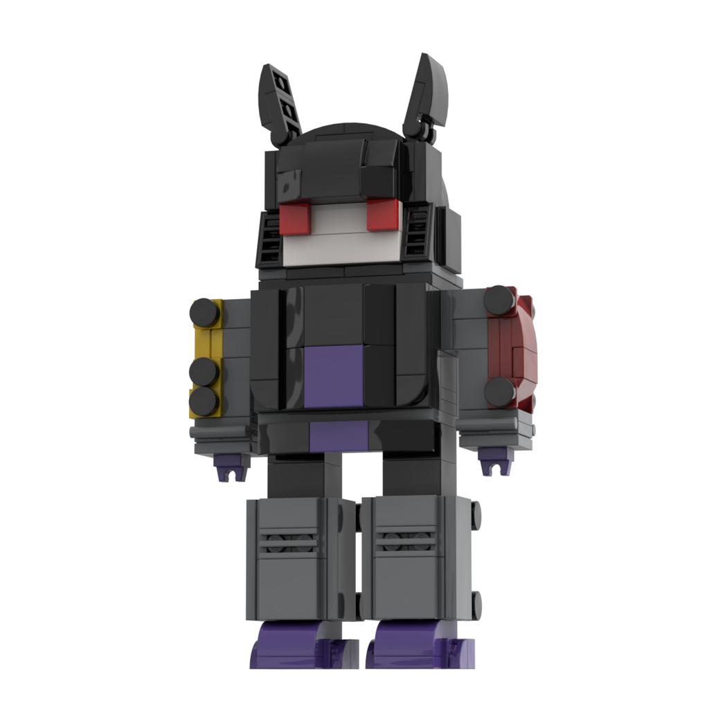 *Transform Auto Robot Brickheadz * Star Scream Jazz Prime DIY Enlighten MOC Block Brick set,Compatible With