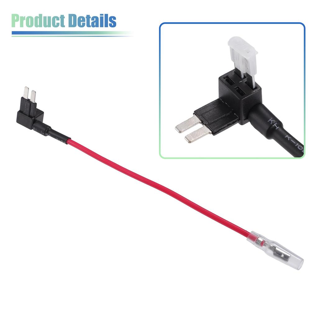 X AUTOHAUX 5 Sets Universal Car Fuse Tap and Circuit Adapter with Type Fuse 25A