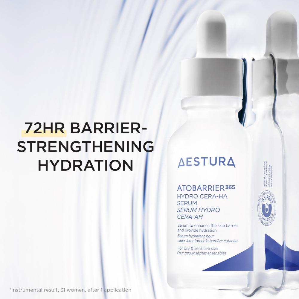 Aestura Atobarrier365 Hydro Cera Ha Ceramide + Hyaluronic Acid Face Serum 1.01 Oz   30 Ml