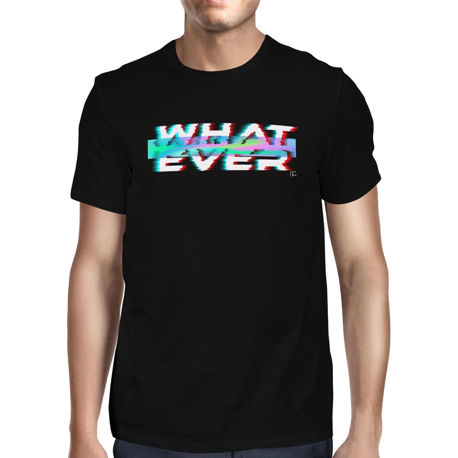 1Tee Mens Whatever Retro T-Shirt S