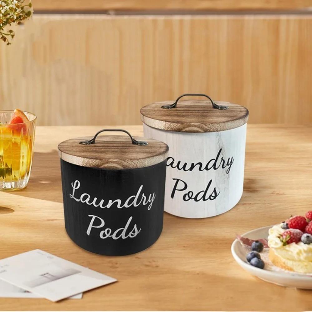 1PC Coffee Filter Holder Wooden Coffee Filter Basket with Lid for Storing Various Filter Papers, Tea Bags, Coffee Beans