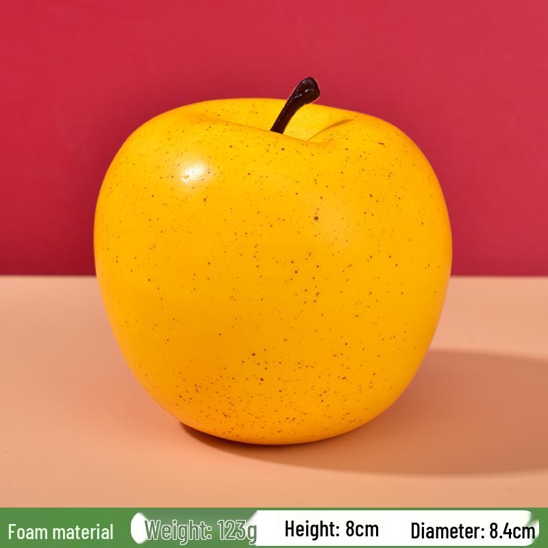 Red Delicious Artificial Apple Ornament for Decorations