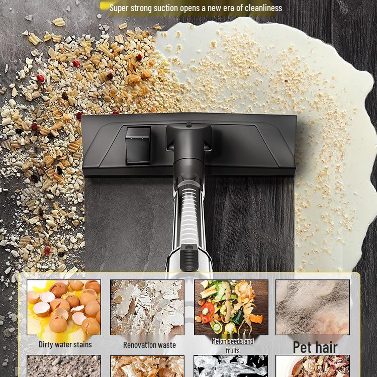 High-Power Industrial Vacuum Cleaner - Large Suction for Home, Auto, Carpet, and Seam Cleaning