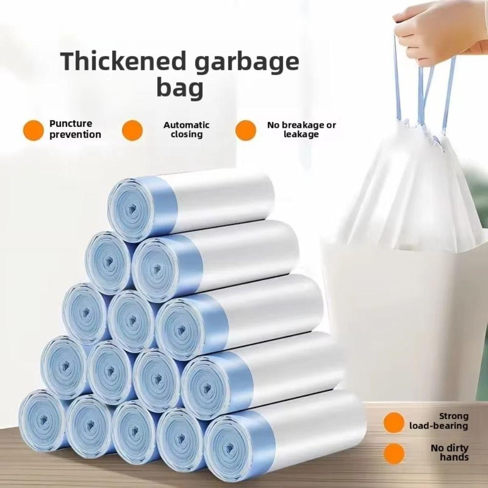 2 Roll 45x50cm Thickened Trash Bags Affordable Large Garbage Bag Cat Litter Bags Household Use