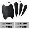 Car Door Sticker Carbon Fiber Scratches Auto Handle Protection Film For Ford Mustang Spoiler Shelby GT 350 500 Cobra E Focus 2 3 MK3 Kuga