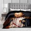 Historical Military Portrait Blanket for All Seasons Blanket Lunch Break Throw Gift