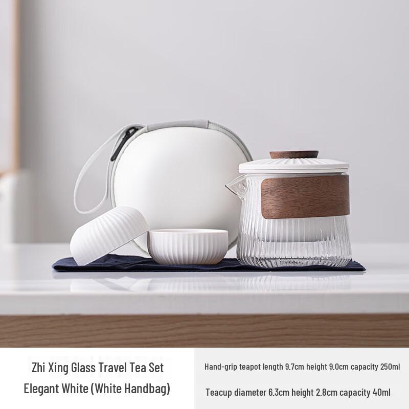 

Portable Chinese Travel Tea Set with Quick Cup