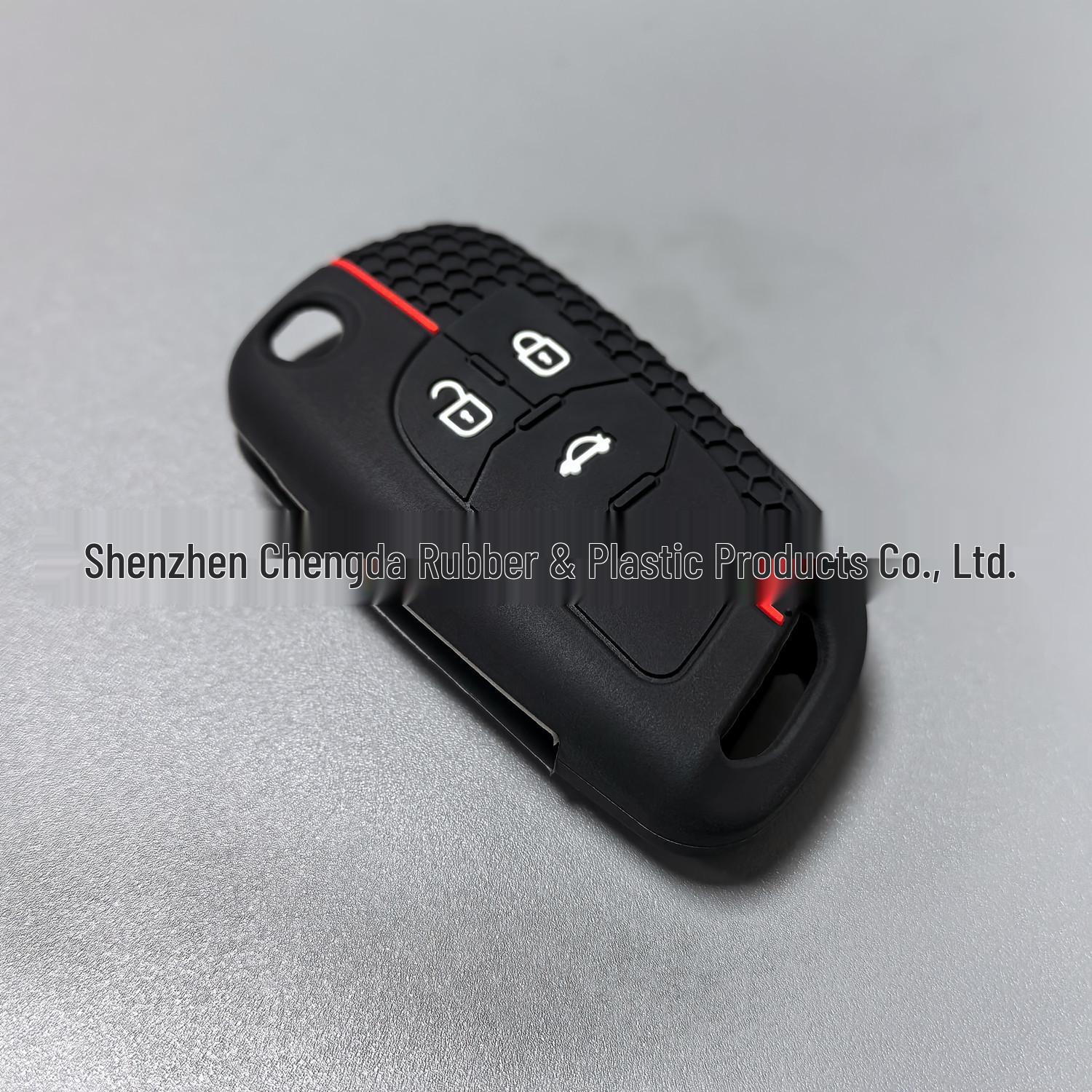 

Chevrolet Equinox, Malibu, Klose, Sail 3 silicone honeycomb key fob covers with customization options. Default Bulk Shipment
