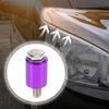 4 Pcs Car Engine Motor Hood Vent Spacer Riser Hood Vent Spacer Riser Kit Aluminum Alloy 8mm Purple