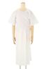 [SOUBIEN] Kimono Slip, White, Takashima Chijimi Fabric, Undergarment, Undershirt, Half-Undershirt, Petticoat, Kimono Slip, Japanese Clothing