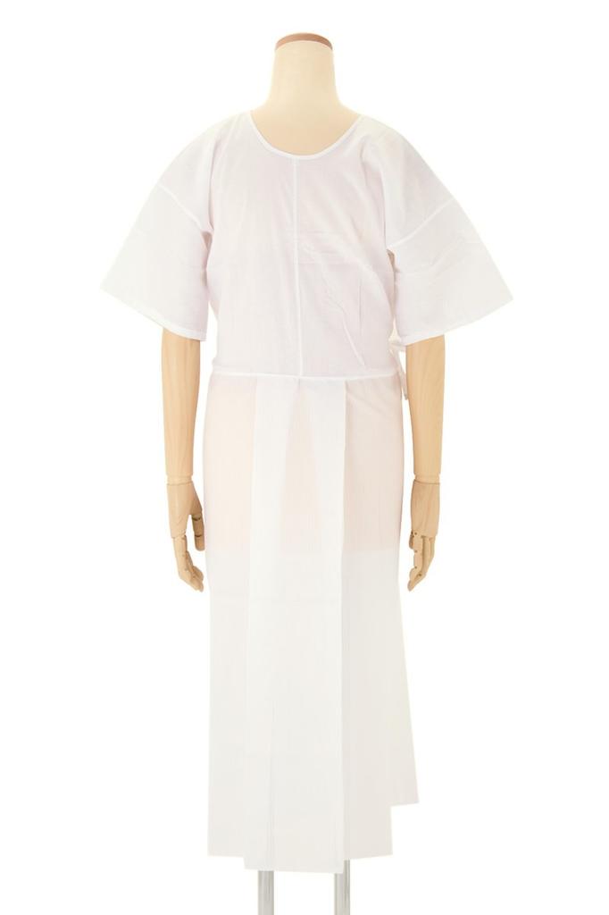 [SOUBIEN] Kimono Slip, White, Takashima Chijimi Fabric, Undergarment, Undershirt, Half-Undershirt, Petticoat, Kimono Slip, Japanese Clothing