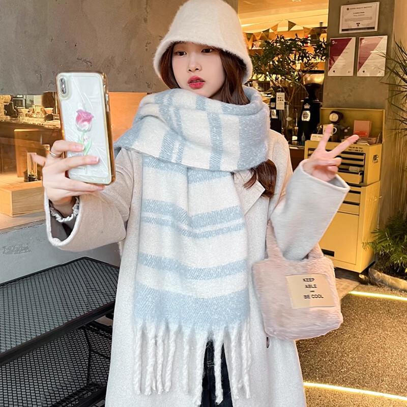 FitonTon Women's Winter Double-Sided Warm Scarf Shawl