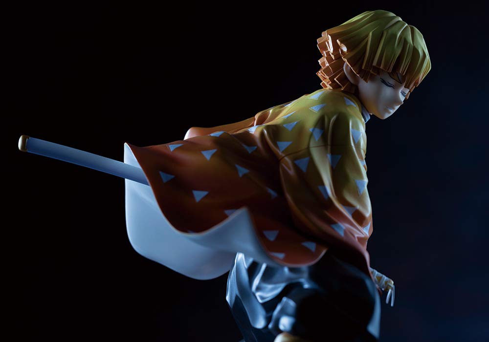 ARTFX J Demon Kimetsu No Yaiba Zenitsu Agatsuma Scale PVC Painted Finished Figure Slayer 1/8