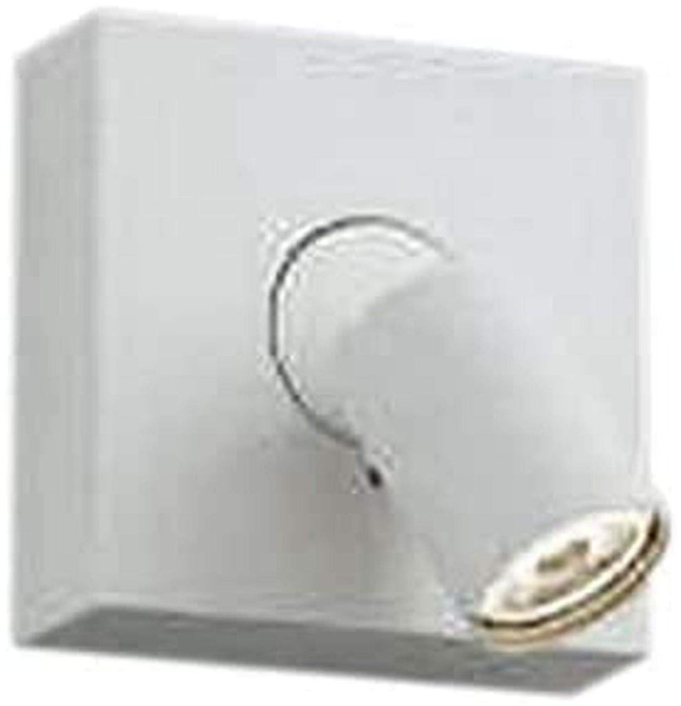 Koizumi Lighting Bracket Light, Medium Angle, Matte Fine White, AB50411