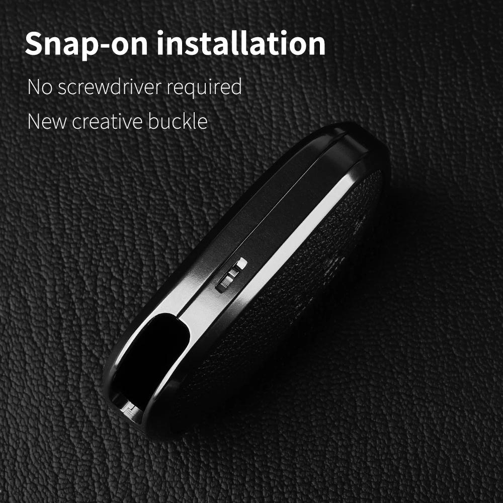 Aluminium Alloy Goatskin 6 Button Car Key Case Cover For Honda Stepwgn Rp6/Rp7/Rp8 Odyssey Freed Elysion Accessories