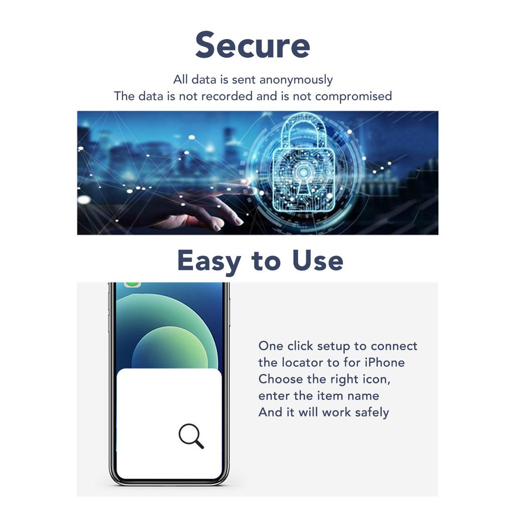 Locator Tag Precise Location Prevent Lost Phone App Control Key Item Finder for Pets Kids Seniors