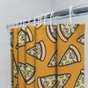 Pizza Shower Curtain Funny Italian Food Lover Gift Home Decor Waterproof Bathroom Set