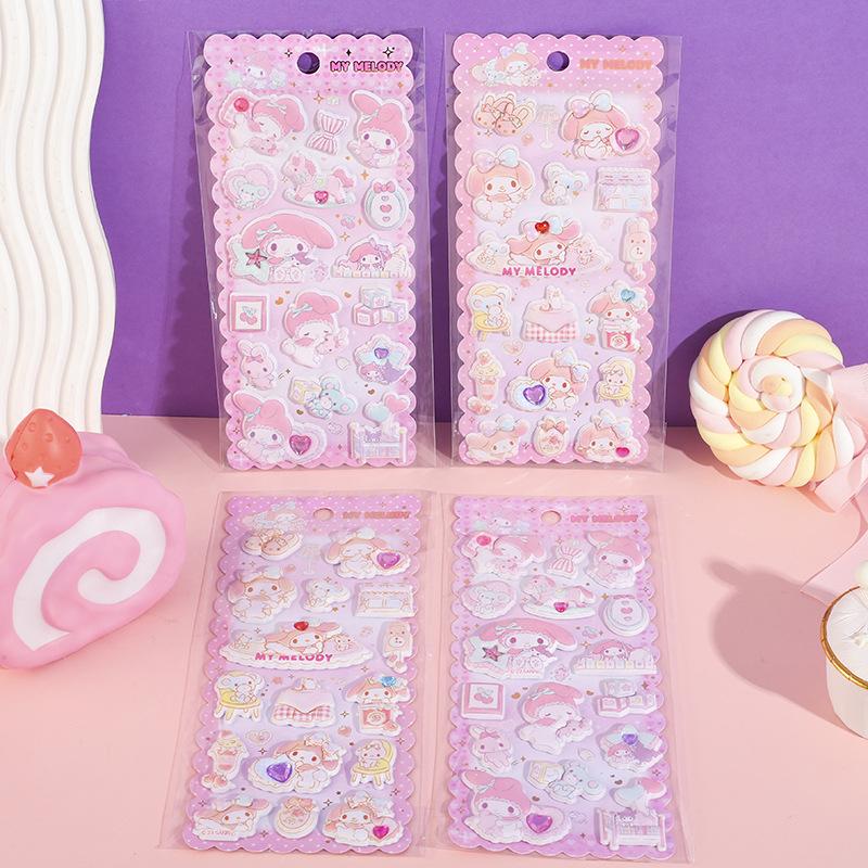 Kuromi 3D Foam Sticker: New Cute Cartoon Journal Decoration Series