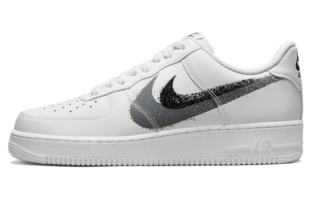 

Nike Air Force 1 Low 07 Spray Paint Swoosh White Black Grey FD0660-100 37.5