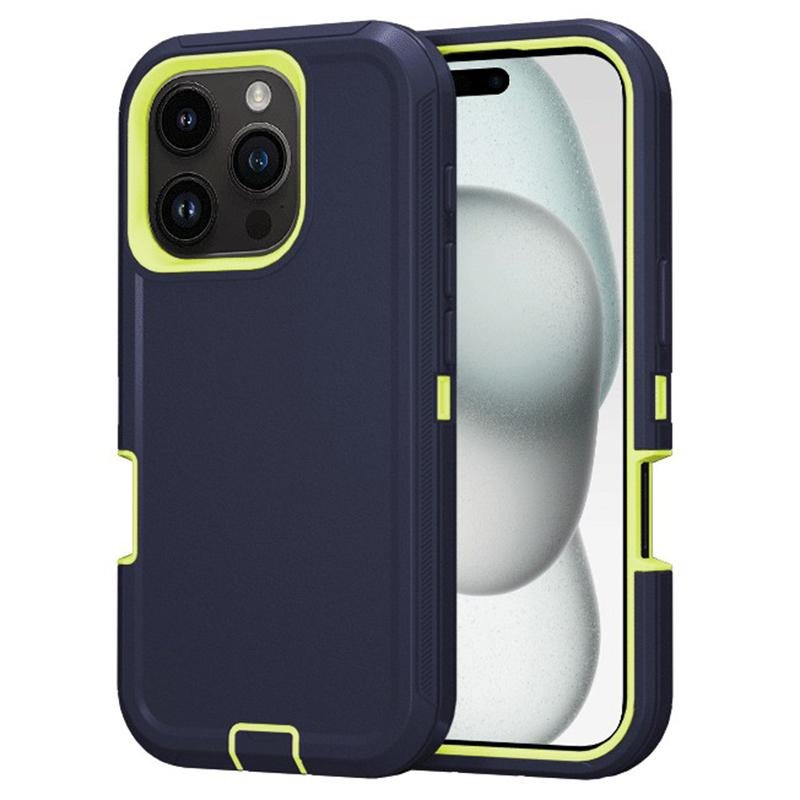 For iPhone 16 Pro Cell Phone Cases Detachable PC+TPU Drop-proof Back Protector Cover