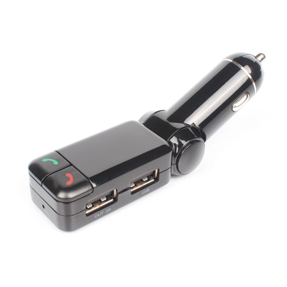 Car Bluetooth Hands-free MP3 Player FM Transmitting Mobile Phone Call
