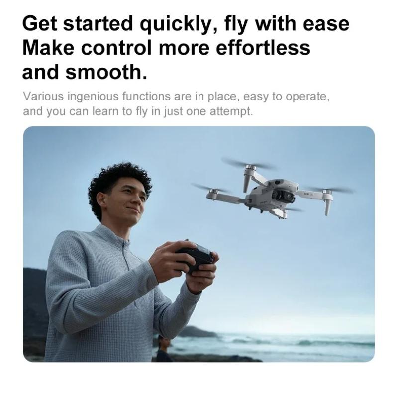 Drone Quadricóptero RC Portátil Aeri100 com Controle Remoto VR, Motor Brushless, WIFI 5G, Evitação de Obstáculos, Câmera Dupla 8K HD, FPV, Mini Drone Dobrável, Brinquedos