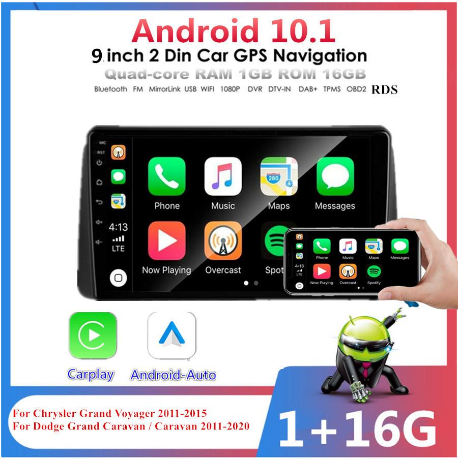 For Chrysler Grand Voyager Dodge Grand Caravan 9'' Android 10.1 Stereo Radio GPS
