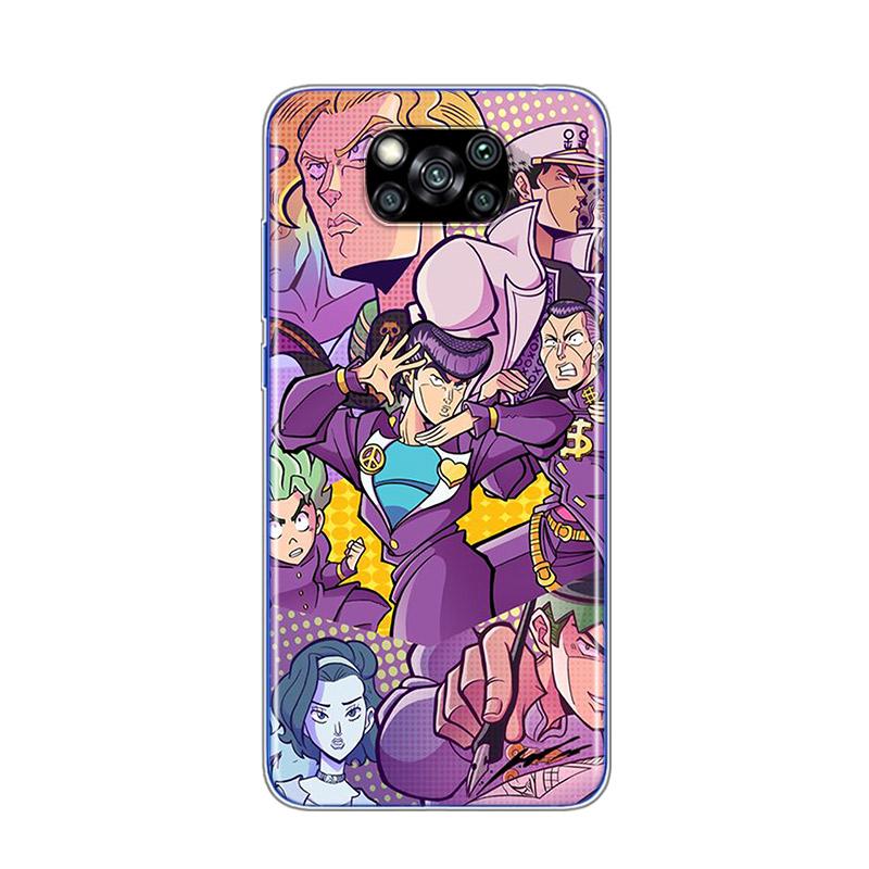 JoJo's Bizarre Adventure JoJo For Xiaomi Poco X3 NFC C3 F2 F1 M3 M2 X2 11 10T Note 10 8 Mi Play A2 5 Lite Pro Phone Case