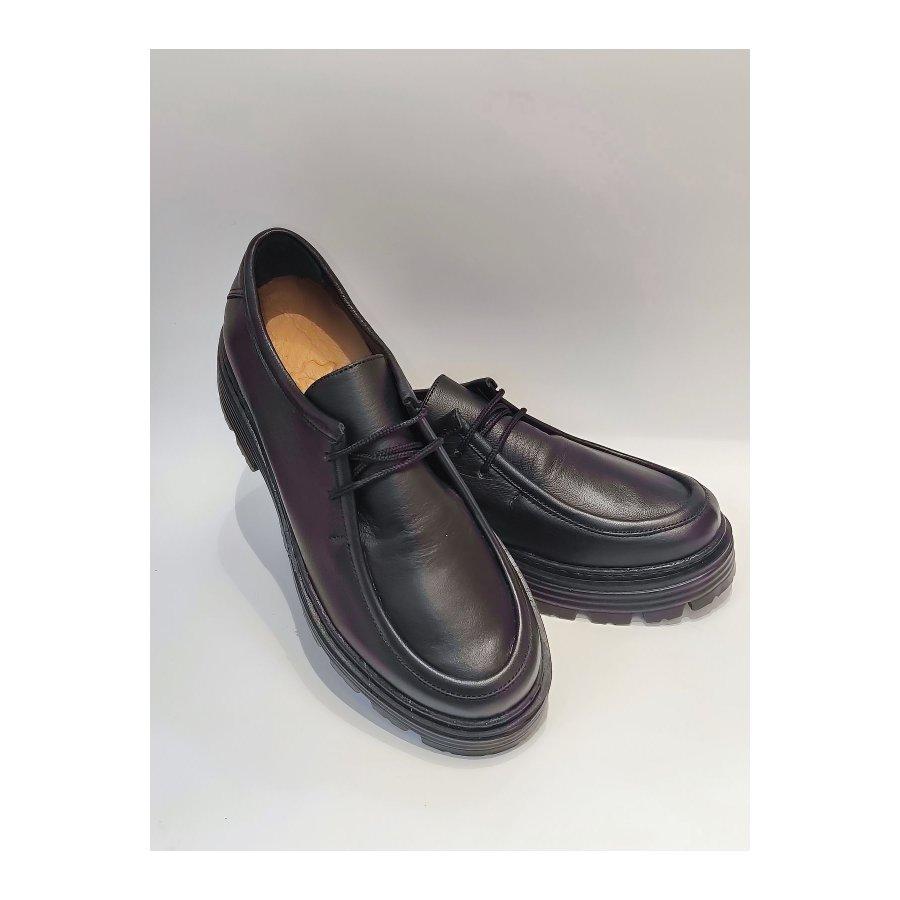 

Women s Genuine Leather Thick Soled Casual Shoes Derbys 36 чёрный
