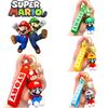 Keychain Mario Super Toy Cartoon Key Ring Bag Pendant Doll Kids Gifts Decorate