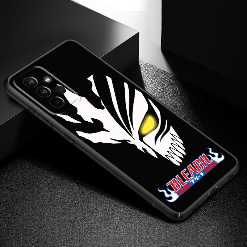 Anime BLEACHS Telefon Fall Für Samsung Galaxy A21 A30 A50 A52 S A13 A22 A32 A33 A53 A73 5G A11 a12 A31 A51 A70 A71 A72 Schwarze Abdeckung