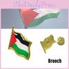 Gaza Support Palestine Flag Brooch Pin Metal Badge Souvenir Clothing Accessory