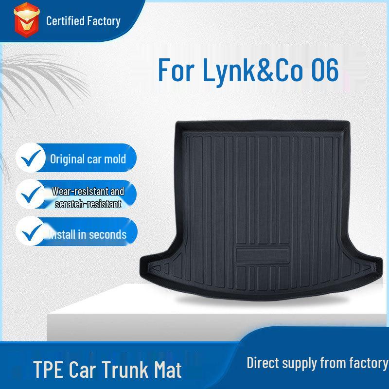 Lynk & Co 06 TPE Trunk Mat for 25 - New Energy Tail Box Interior Decoration Supplies